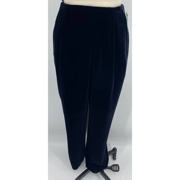 Deadstcok Dana Buchman Blue Silk Pants - Picture 4 of 7